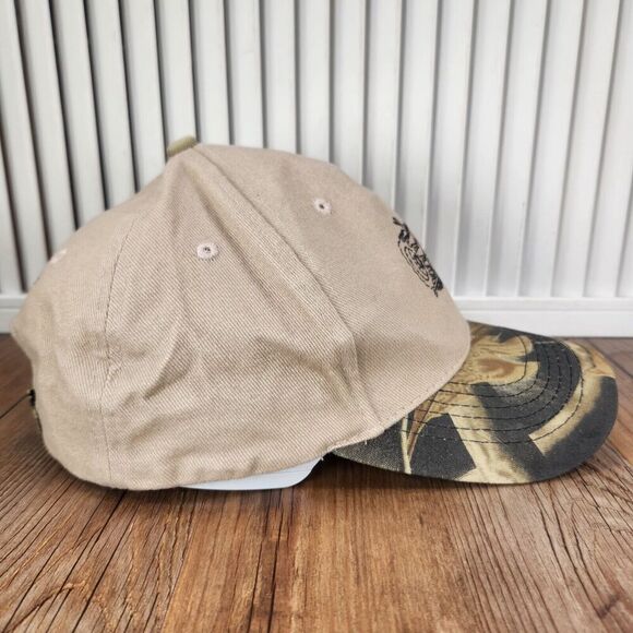 Mud Hog Hydraulic RWD Strapback Hat Cap Beige Green Camo Harvesting Brand Farmer - Picture 4 of 10